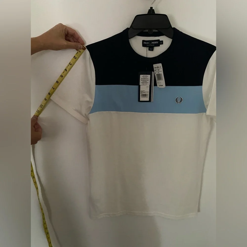 Men’s Fred Perry Colorblock T-Shirt - Casual Streetwear - Picture 15 of 16